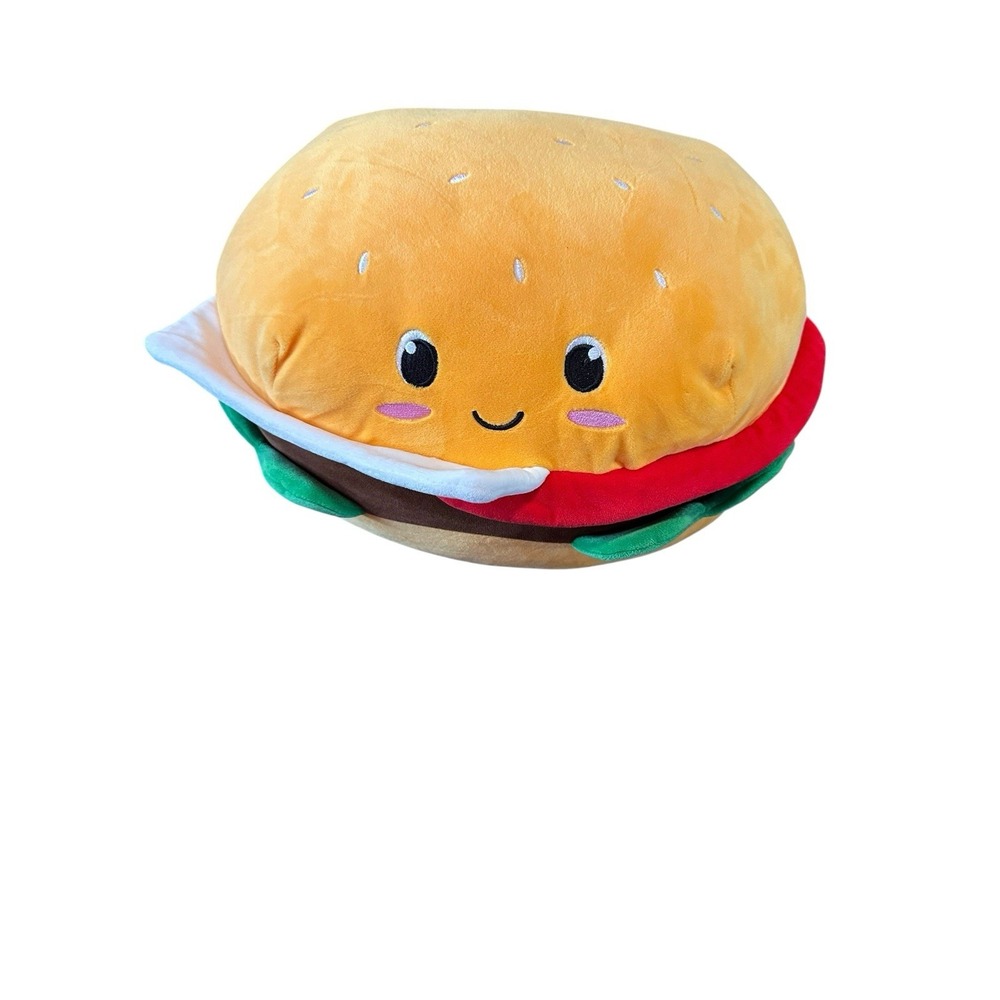 NEW large stuffed plush burger